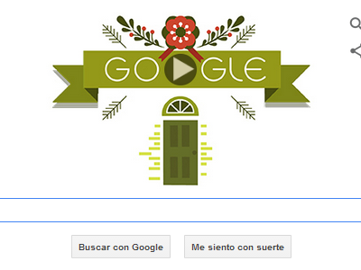 Google presenta así su tercer doodle por fiestas