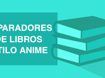 4 Separadores de libros estilo anime en PDF