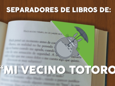 Separadores de libros: Mi Vecino Totoro