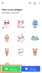 Whatsapp: 5 Nuevos packs de stickers de Haru y sus amigos