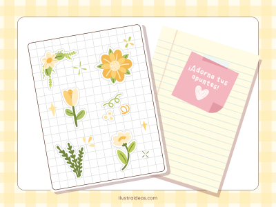 Stickers ∣ Flores de Verano